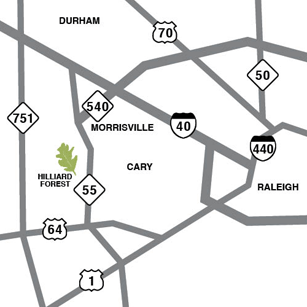 hilliard forest vicinity map